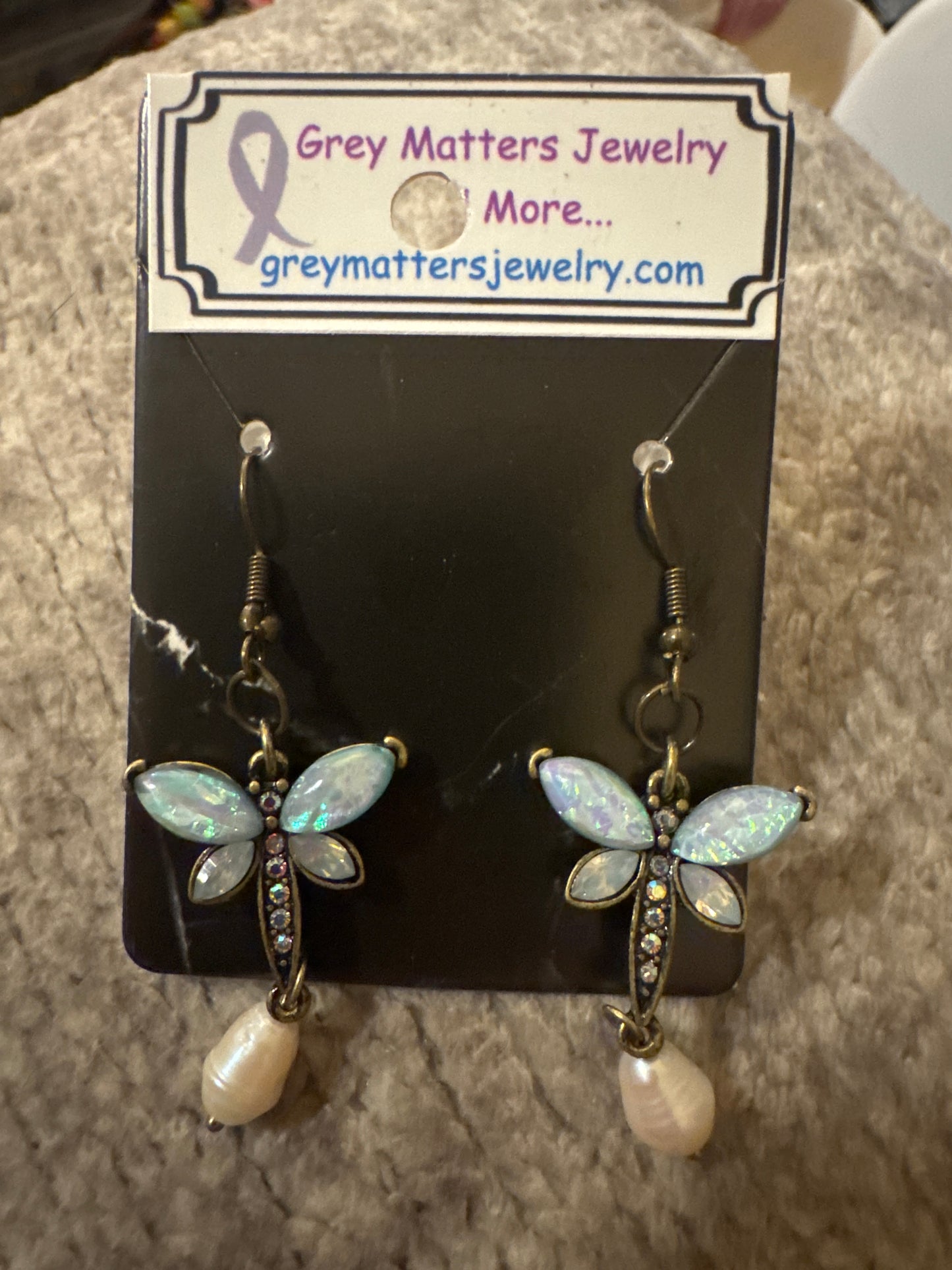 Dragon fly earrings