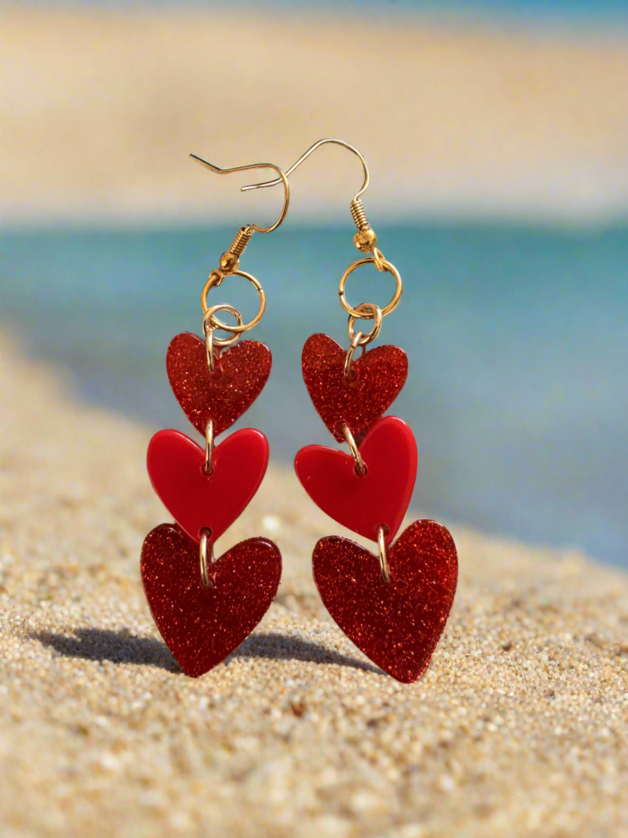 Heart earrings