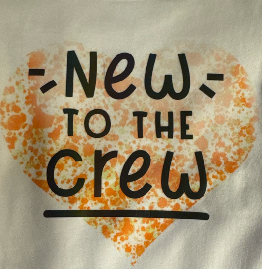 New to the crew onesie 0-3 months